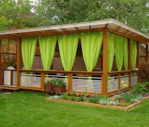 Какие виды дерева лучше использовать для строительства беседки для дачи. №2. Деревянная беседка на даче: плюсы и минусы