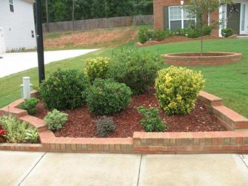 Как сделать круглую клумбу из кирпича. Как сделать клумбу из кирпича своими руками: идеи оформления, преимущества применения и правила размещения (125 фото)