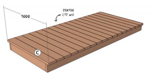 Мостик декоративный для дачи деревянный. Декоративный мостик с прямым настилом