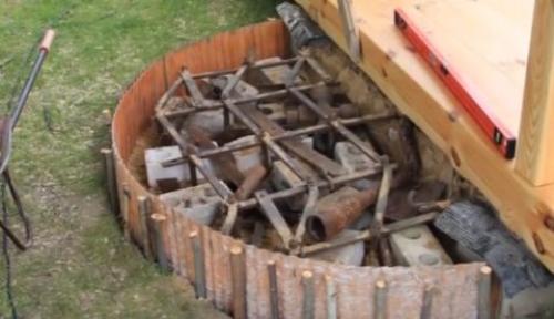 Чертеж беседки 6х4. Сооружение каркаса и заливка крыльца