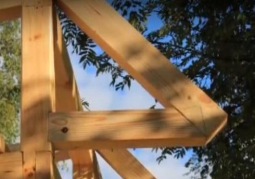 Чертеж беседки 6х4. Сооружение каркаса и заливка крыльца