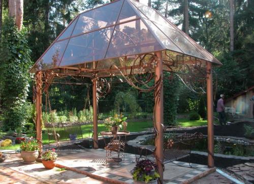 Беседки из холодной ковки. Какую беседку выбрать?