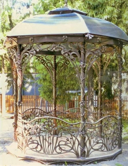 Кованые беседки своими руками. Беседки кованые своими руками: виды, варианты, преимущества.