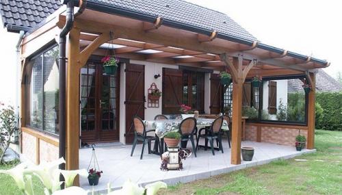 Варианты веранды в частном доме. Проекты террас пристроенных к дому