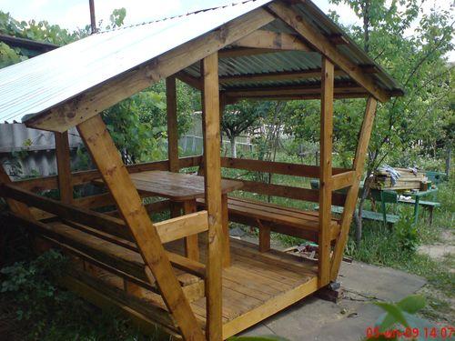 Простая беседка своими руками за один день. Дополнительные рекомендации