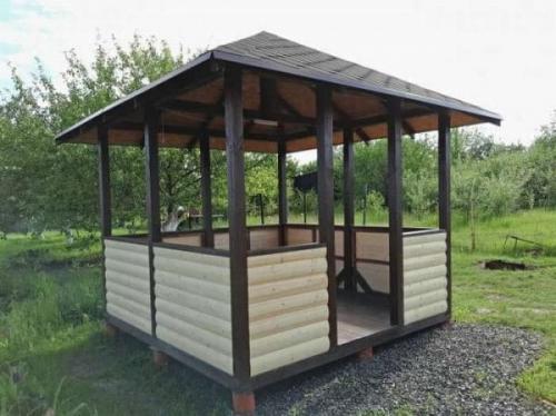 Беседка своими руками чертеж. Чертежи и размеры для самых красивых беседок