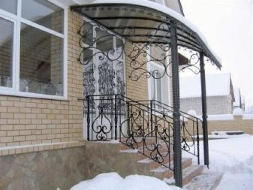 Красивые Перила для крыльца. Особенности 01