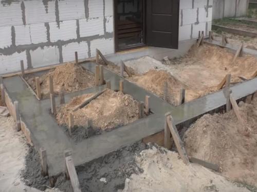 Как построить Веранду без фундамента. Ленточный фундамент под Веранду