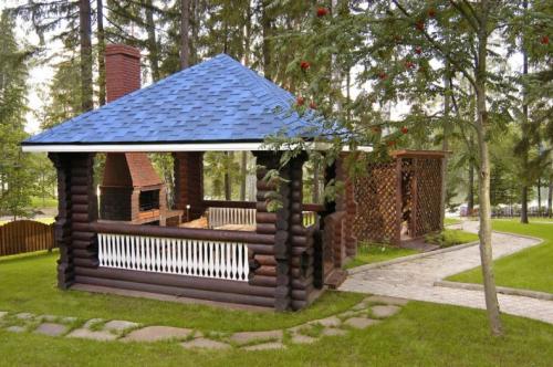 Простые беседки для дачи. Разновидность беседки