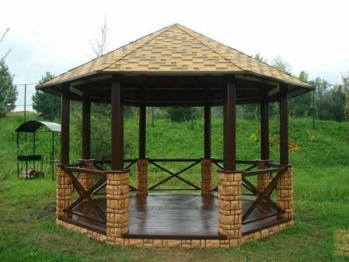 Маленькие беседки для дачи своими руками. Беседки для дачи — разновидности конструкций, форм и размеров, материалы изготовления, идеи стильного дизайна (фото + видео)