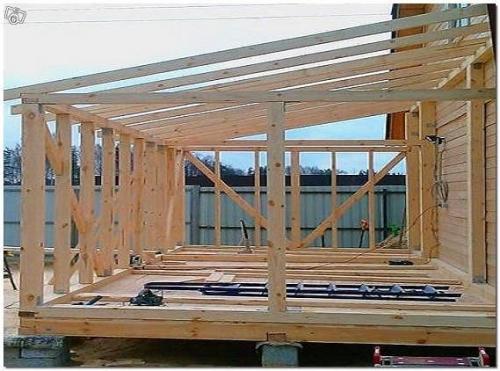 Как пристроить веранду к деревянному дому. Общий порядок строительных этапов