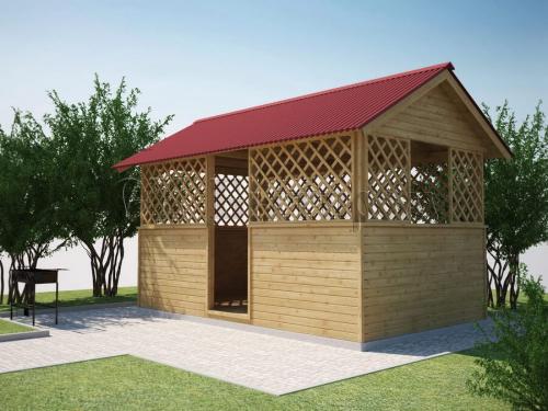 Как сделать садовую беседку своими руками. Многогранная форма 11 Как сделать садовую беседку своими руками. Многогранная форма 11