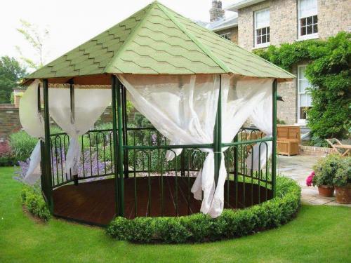 Беседка своими руками из металла. Красивая беседка из металла своими руками: пошаговая инструкция