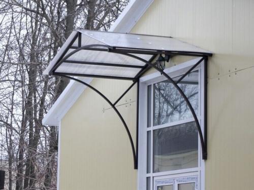 Козырек над дверью из поликарбоната своими руками. Монтаж козырька из поликарбоната над дверью
