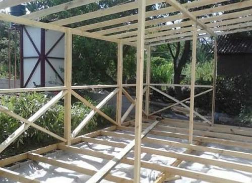 Каркасная веранда своими руками. Веранда пристроенная к дому: этапы строительства