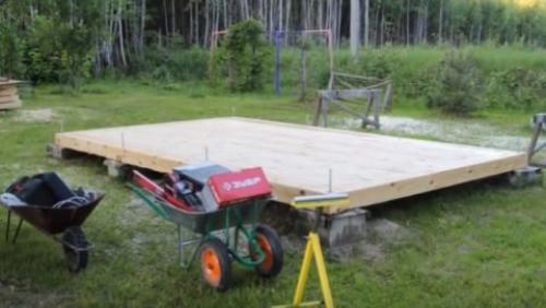 Процесс строительства