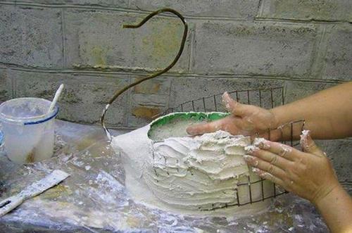 Кашпо своими руками из гипса. Кашпо из гипса