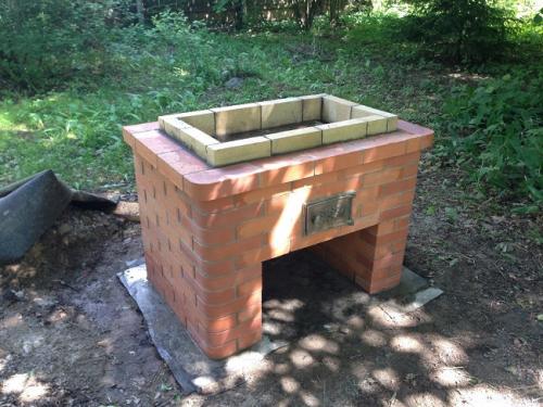 Барбекю из кирпича размеры. Особенности
