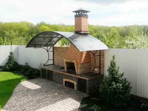 Барбекю из кирпича размеры. Особенности