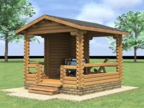 Какие инструменты и материалы необходимы для изготовления беседок из мини-бруса. Беседка из минибруса комплект для самостоятельного монтажа