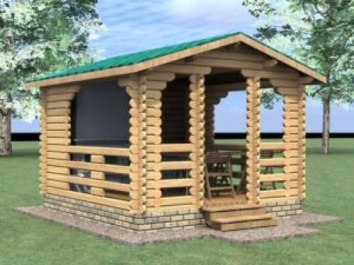 Какие инструменты и материалы необходимы для изготовления беседок из мини-бруса. Беседка из минибруса комплект для самостоятельного монтажа