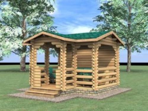 Какие инструменты и материалы необходимы для изготовления беседок из мини-бруса. Беседка из минибруса комплект для самостоятельного монтажа