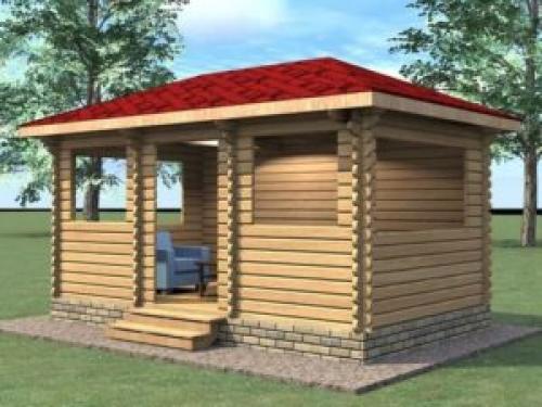 Какие инструменты и материалы необходимы для изготовления беседок из мини-бруса. Беседка из минибруса комплект для самостоятельного монтажа