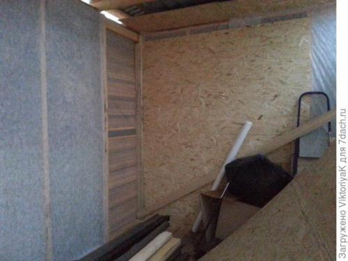 Отделка сарая внутри. Отделка стен сарая ОСП