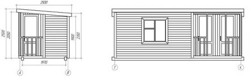 Хозблок для дачи своими руками. Назначение этого подсобного помещения 06