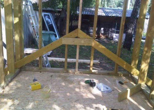 Сарай 2 на 3 своими руками. Каркасный сарай своими руками