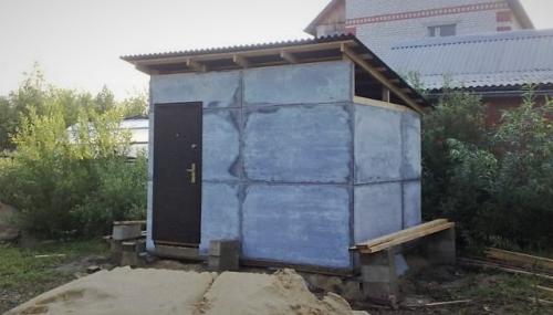 Из чего построить сарай на даче дешево и быстро. №4. Каркасный сарай для дачи