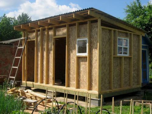 Сарай 2 на 3 своими руками. Каркасный сарай своими руками