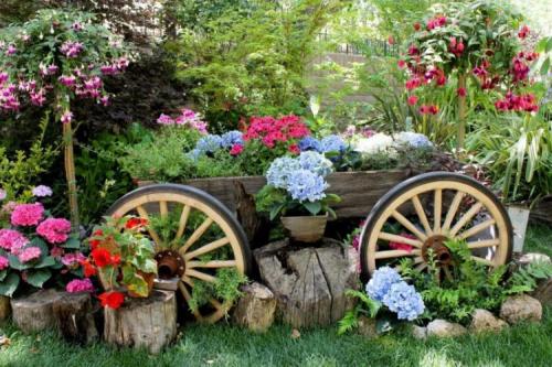 Ландшафтный дизайн своими руками из подручных средств. 90 идей украшений для сада своими руками (фото)