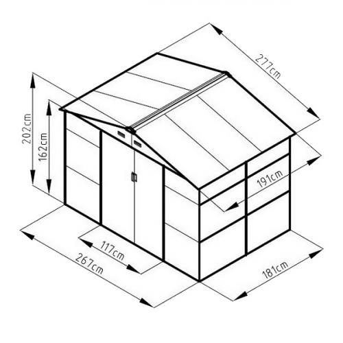 Домик для садового инвентаря своими руками. Проекты хозблоков для дачи своими руками