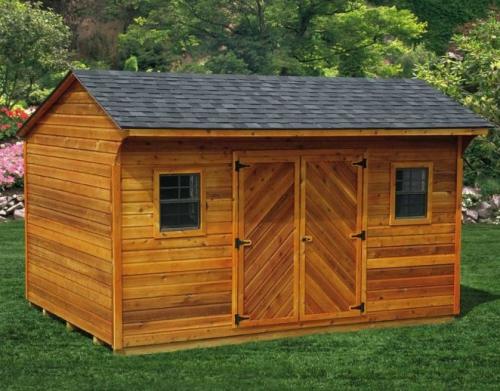 Сарай на даче своими руками: чертежи. Деревянный сарай своими руками