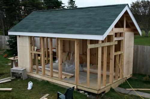Сарай на даче своими руками: чертежи. Деревянный сарай своими руками