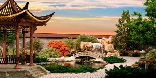 Китайский стиль ландшафтного дизайна. Концепция настроения