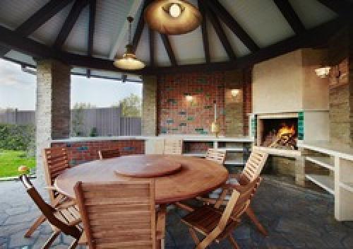 Как сделать внутреннюю отделку беседки. Советы по внутренней и наружной отделке беседки