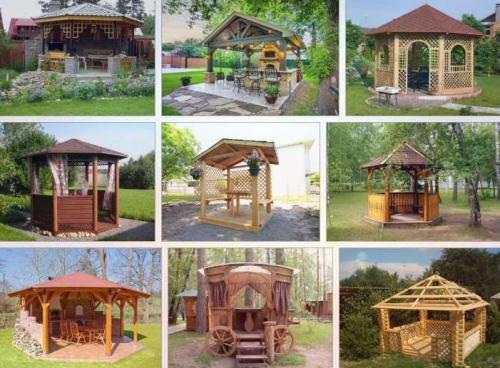 Как сделать внутреннюю отделку беседки. Установка и оформление стен в беседке: потенциальные претенденты на роль отделки