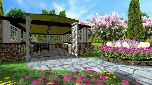 Ландшафтный дом. Ландшафтный дизайн частного дома своими руками