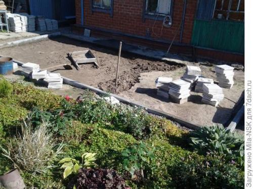 Как выровнять площадку для строительства прямоугольной беседки на даче. Как мы делали площадку под шатровую беседку и автостоянку