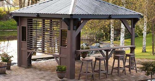 Как создать удобную мебель для беседки из хлама. Выбираем материал