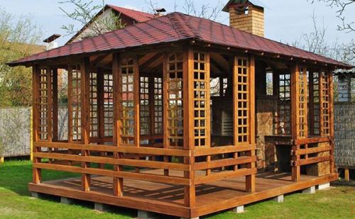 Что такое беседка из хлама. Беседки своими руками из подручных материалов: целое море идей