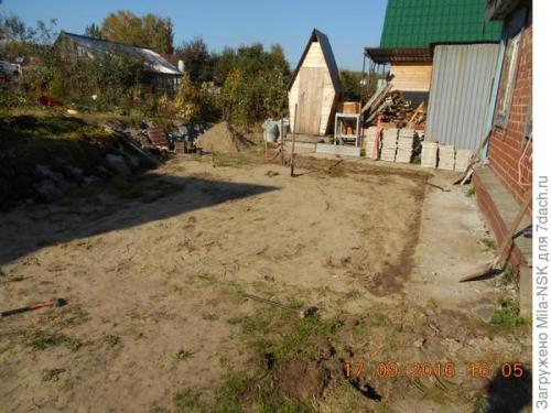 Как выровнять площадку для строительства прямоугольной беседки на даче. Как мы делали площадку под шатровую беседку и автостоянку