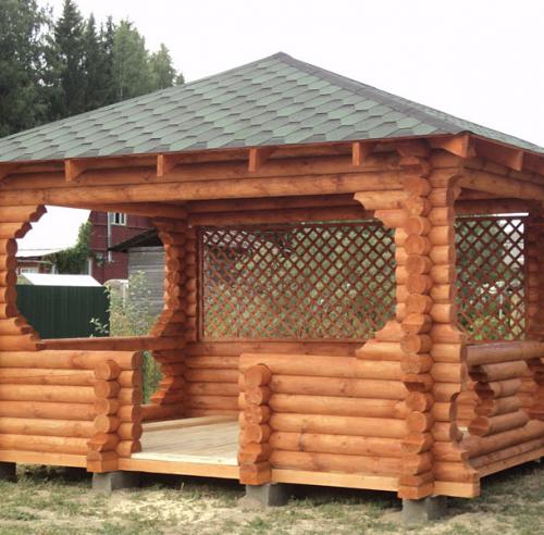 Какие материалы лучше всего использовать для строительства деревянной беседки. №2. Деревянная беседка на даче: плюсы и минусы