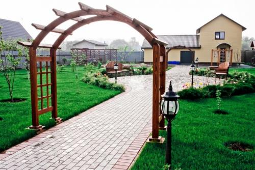 Арка в ландшафтном дизайне. Красивая садовая арка: стильные и оригинальные арки и их применение в ландшафтном дизайне (95 фото + видео)