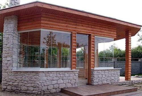 Как защитить беседку от дождя и ветра. Чем закрыть беседку от дождя и ветра: популярные материалы и конструкции