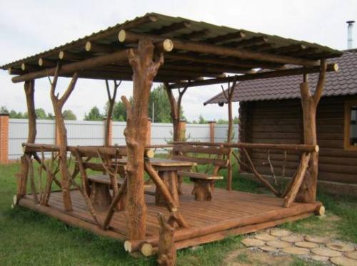 Какие материалы лучше всего использовать для бюджетной беседки. Древесина на все случаи строительства