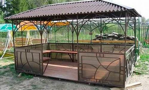 Деревянные беседки своими руками. Используемые материалы