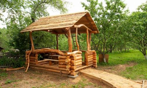 Деревянные беседки своими руками. Используемые материалы